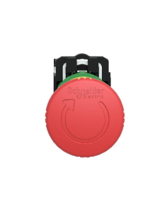 Emergency stop push button red mushroom Ø40 push-turn XB5 SCHNEIDER : ADAJUSA : price 2