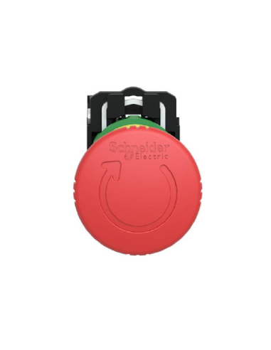 Botão de paragem de emergência vermelho cogumelo Ø40 push-turn XB5 SCHNEIDER | ADAJUSA : preço