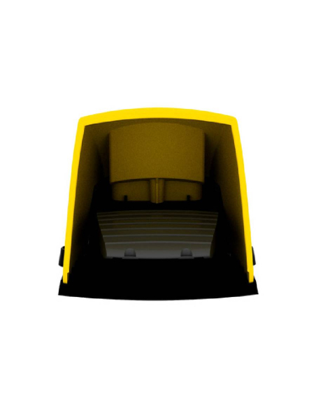 Single foot switch XPE-Y with yellow plastic cover Schneider| ADAJUSA | price