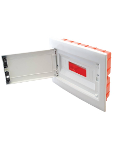 Box distribution panel for recessed 8 elements opaque door Tracon : Adajusa price 2