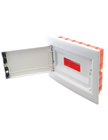 Box distribution panel for recessed 8 elements opaque door Tracon : Adajusa price