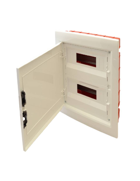Box distribution panel for flush-mounting 24 elements Tracon opaque door | Adajusa price