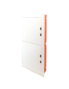 Box distribution panel for recessed 72 elements opaque door Tracon | Adajusa price