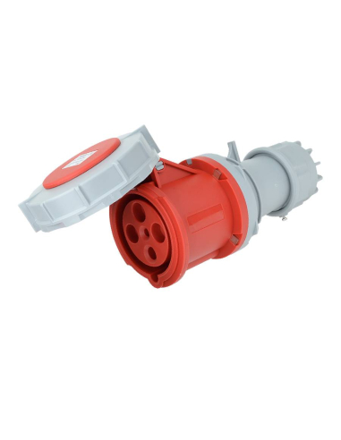 Plug industrial female CEE 16A 3 Pole TICS-2142H| ADAJUSA : price
