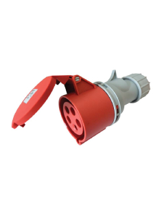 Plug industrial female CEE 16A 3 pole neutral ground TICS-215H| ADAJUSA | price