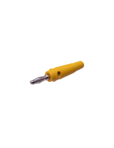 Ficha banana macho 4mm amarela : ADAJUSA : preço