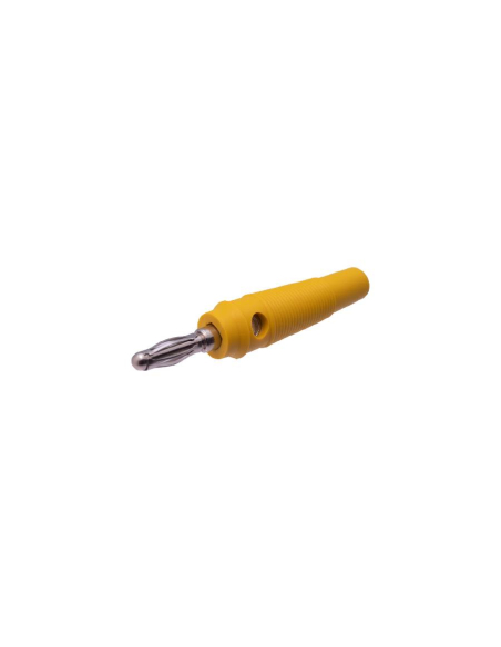 Ficha banana macho 4mm amarela : ADAJUSA : preço