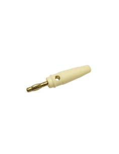 Ficha banana 4mm macho 4mm branco| ADAJUSA | preço