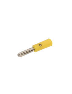 Ficha banana macho amarela de 4mm (tipo 4 folhas) | ADAJUSA | preço
