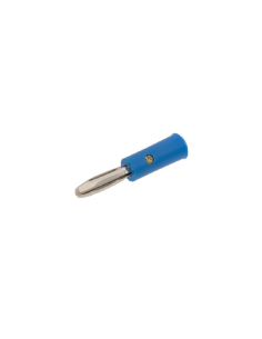 Ficha banana macho azul de 4mm (tipo 4 folhas) : ADAJUSA : preço