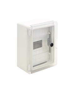 Armário elétrico ABS 280x210x130 porta transparente e chassis frontal IP65 TME282113MT : ADAJUSA : preço