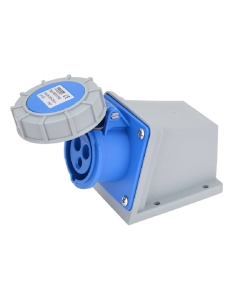 Tomada industrial CEE de montagem em superfície 16A 2 pólos IP67 TICS-1132| ADAJUSA | preço 2