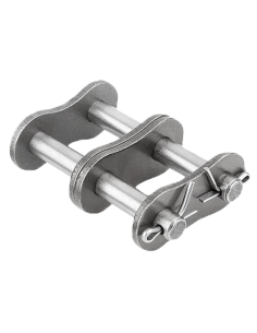 Union double without lubrication for roller chain 12BLAMBDA-2 ISO - Tsubaki - ADAJUSA