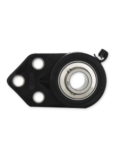 flange Termoplástico autocompensador preto UCFB204P com rolamento eixo de aço inoxidável SSUC-204 20mm ISB | ADAJUSA | preço
