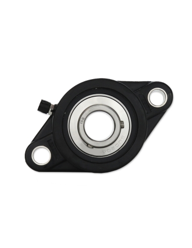 UCFL207P thermoplastic self-aligning black oval bracket with bearing stainless steel SSUC-207 35mm shaft ISB | ADAJUSA | price