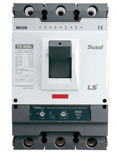 Câmbio automático 3 polo 100A tripolar caixa moldada