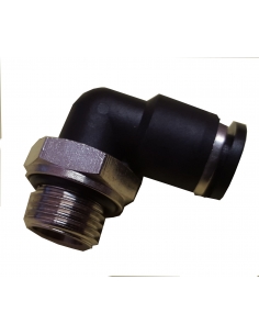 Racor cylindrical rotating elbow M6 tube Ø6 - ADAJUSA 2