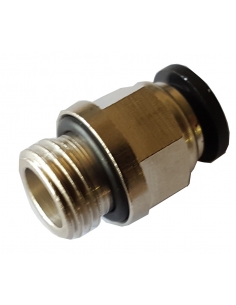 Tubo racor M6 reto automático 6mm - ADAJUSA