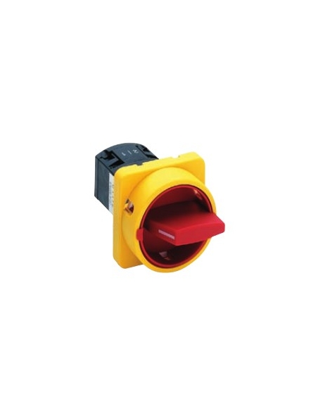 Interruptor de câmera trifásico 20A Amarelo-vermelho Tamanho 67