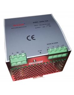Fonte de alimentação 24Vcc 10A 240W trilho DIN