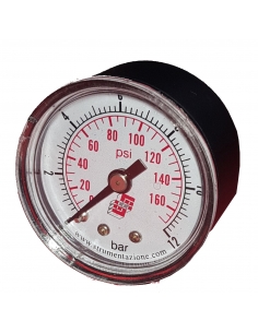 Pressure gauges 40mm 1/8 0-12 Bar Metal Work | ADAJUSA 2