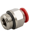 Straight male threaded metal fitting Series 50000 - Aignep