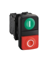 Botões de pressão duplos de plástico - Harmony XB5 Schneider