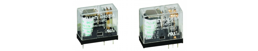 Relés em miniatura para manobra para aplicações gerais e industriais